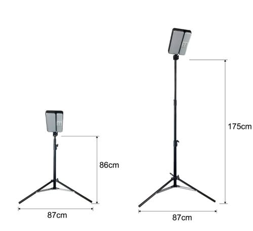 وحدة إضاءة تخييم ليد( طاقة شمسية ) + مع قطعة اضافي...