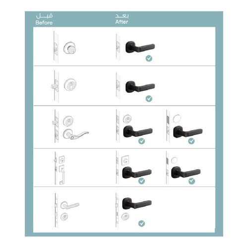 قفل ذكي ليبرا ببصمة واشعار فوري