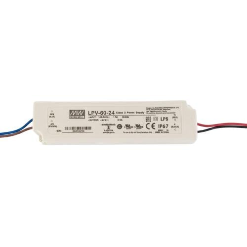 LPV-60-24 -محول 60 واط لإضاءة خطيه مرنة ليد منخفضة...