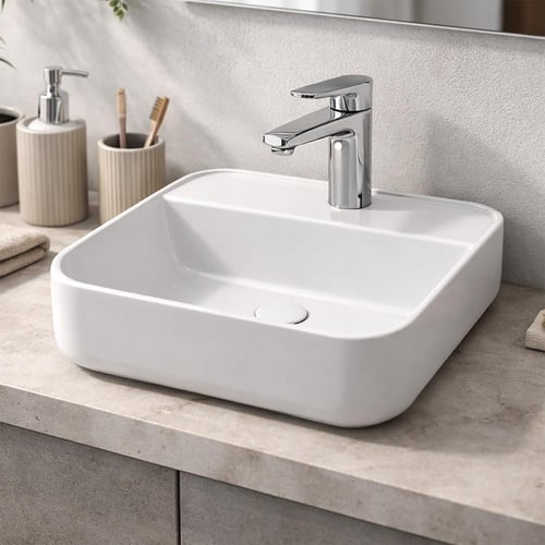 حوض مغسلة سطحي مليسيا (مربع)​ - WB14