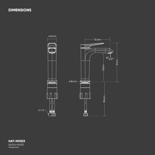 خلاط مغسلة MX023