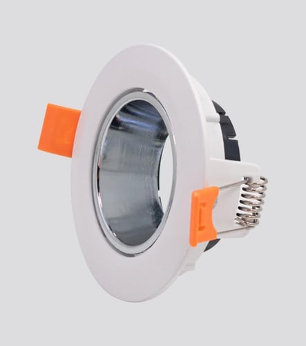 إطار سقفي دائري غاطس المنيوم متحرك ومضاد للوهج بمق...