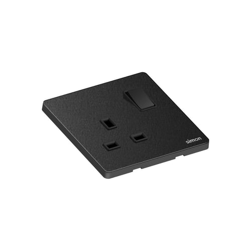 أورا مقبس ثلاثي 13 امبير- أكريليك بملمس جلدي بالوا...