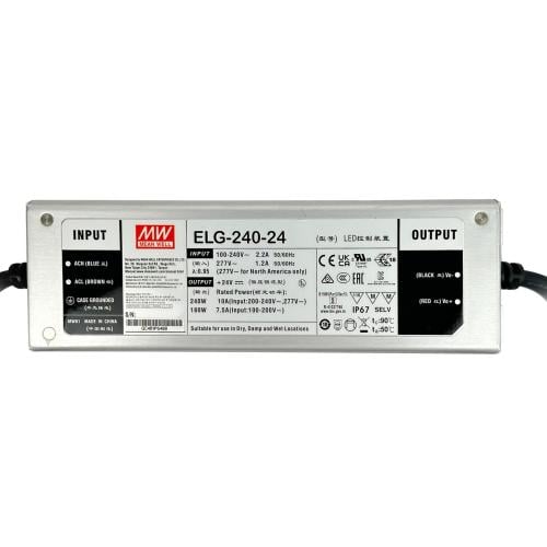 ELG-240-24 -محول 240 واط لإضاءة خطيه مرنة ليد منخف...