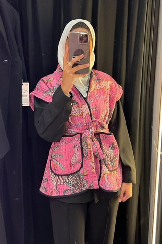 كارديغان متوفر بلونين وردي وكحلي