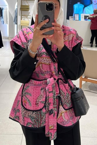 كارديغان متوفر بلونين وردي وكحلي