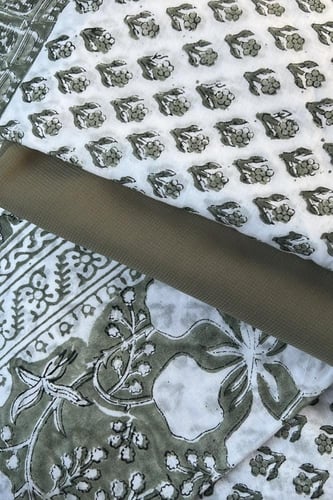 قطعة بالقماش الهندي مقاس 56