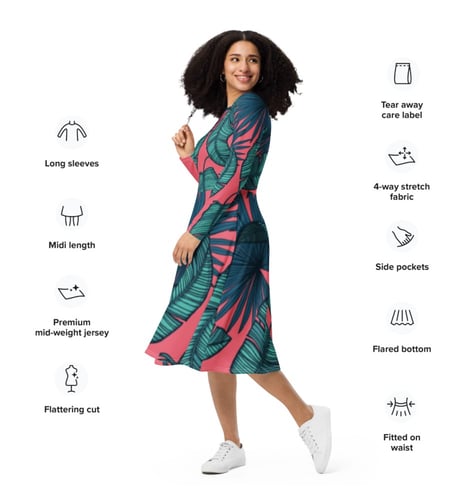 فستان ميدي الاكثر مبيعاً