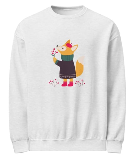 بلوزة برقبة دائرية