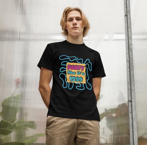 تي شيرت قطني للجنسين