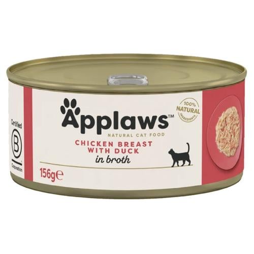 Applaws Cats Wet Food Chicken Breast & Duck in Bro...