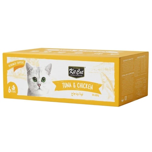 كت كات طعام رطب للقطط تونا مع الدجاج منزوعة العظم...