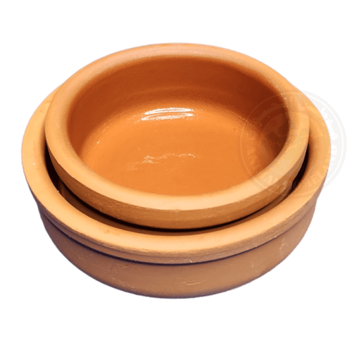 صحن من الفخار للطعام والشراب للطيور والقطط والقوار...