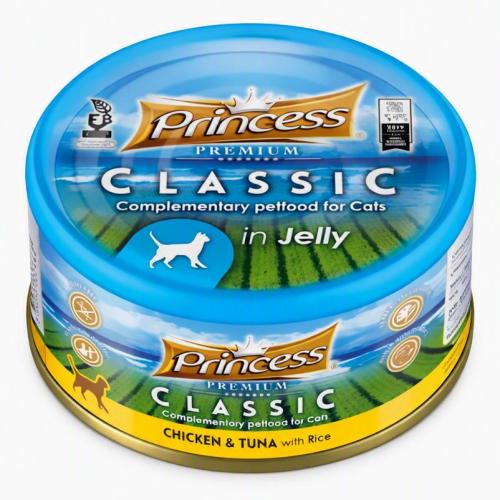 Princess Premium Classic Cat Wet Food Canned Chick...