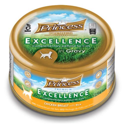 Princess Premium Excellence Wet Cat Food Chicken B...
