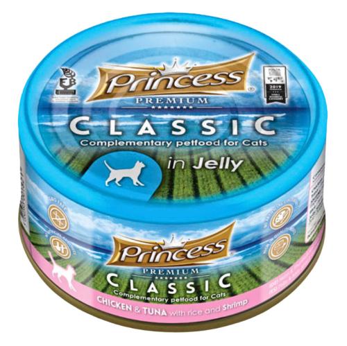 Princess Premium Classic Wet Cat Food Chicken with...