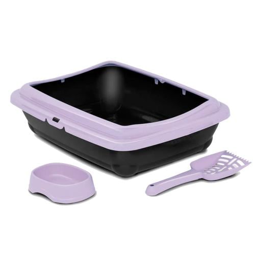 إم بي برغامو بيربا حوض رمل مع مجرفة سكوب وصحن طعام...