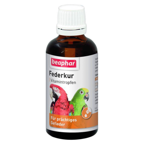 بيفار فيتامينات لعلاج مشاكل ريش الطيور 50 مل