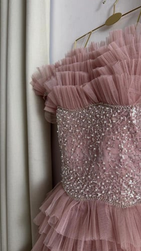 فستان سهره باللونين