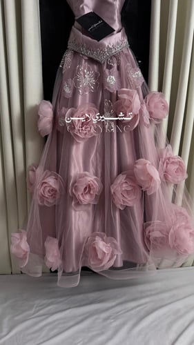 فستان سهره باللون البينك