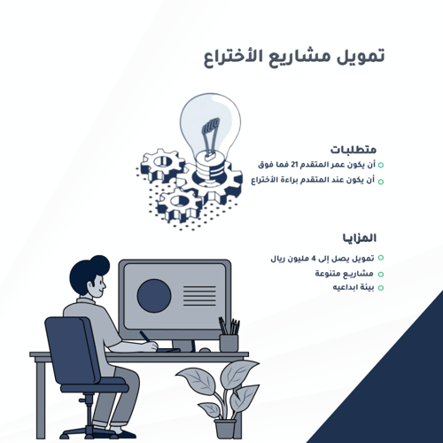 التقديم في تمويل مشاريع الأختراع