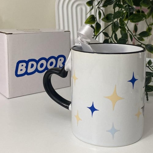 كوب مور قلب