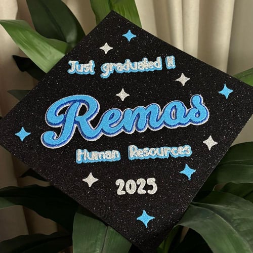 تزيين قبعة تخرج نجوم (صغيرة)