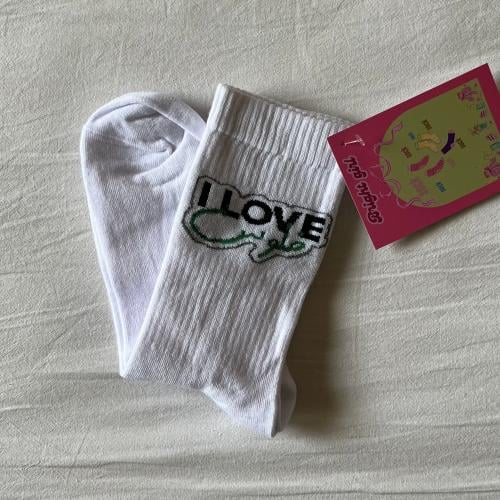 جورب I LOVE فلوس