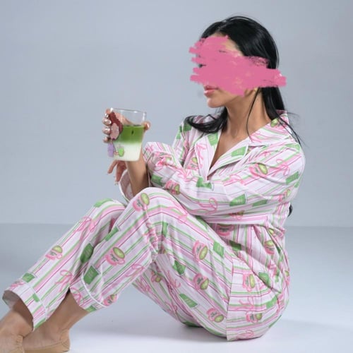 بجامة matcha girl