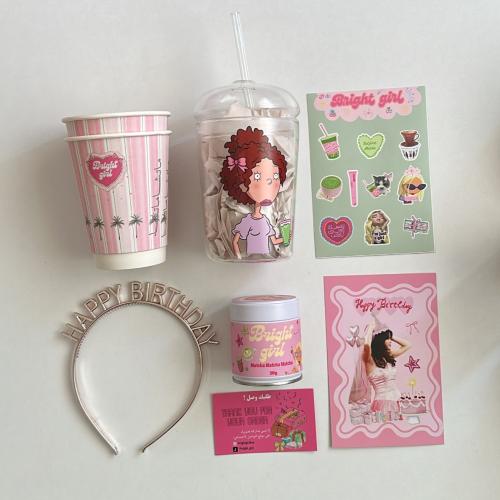 بوكس الميلاد ماتشا مع كوب زجاج