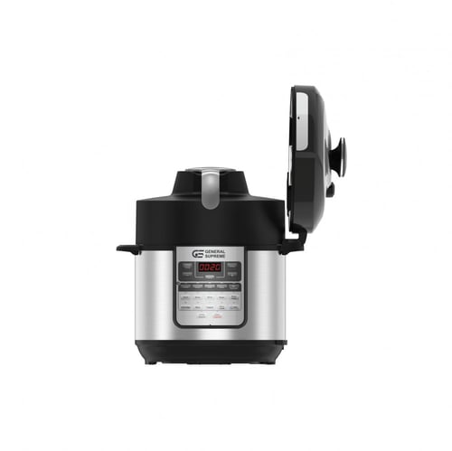قدر ضغط وقلاية كهربائية جنرال سوبريم بسعة 5.7 لتر