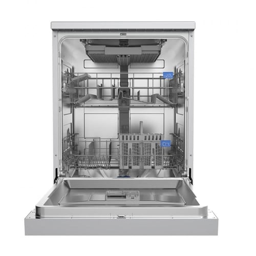 ميديا غسالة صحون 14 مكان، 10 برامج، ديجيتال، فضي -...