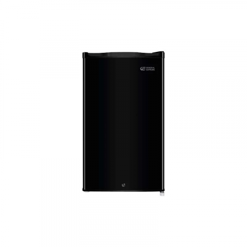 ثلاجة جنرال سوبريم باب واحد 3.2 قدم اسود