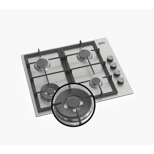 سطح غاز جنرال سوبريم مدمج 3800 واط 4 عيون ستانلس ا...