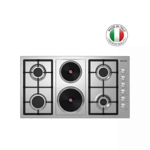 سطح غاز وكهرب جنرال سوبريم مدمج 6 عيون ستانلس استي...