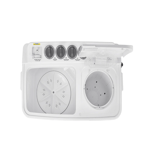 غسالة جنرال سوبريم, نصف أوتوماتيك حوضين 8 كجم ,ابي...