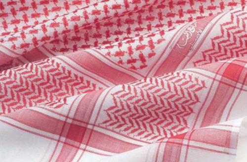 شماغ البسام بصمة 19 ختم ابيض والاحمر F92