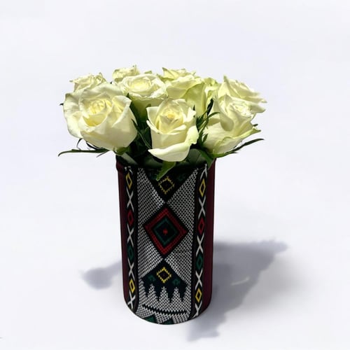 مجموعة فازات ورد التأسيس