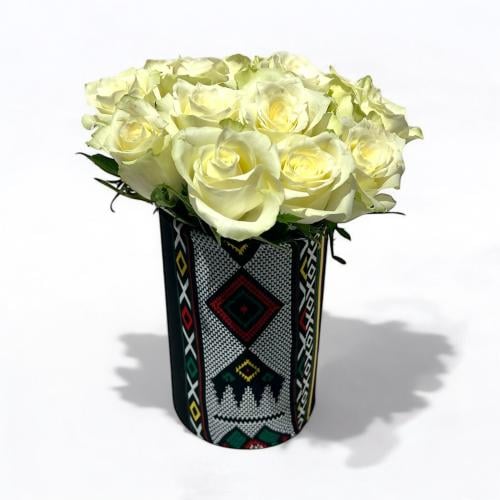 فازة ورد التأسيس- اسود