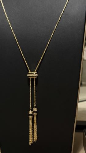 سبحة تصميم ذهب اسود