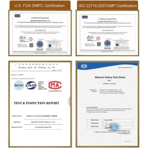 سيروم فيتامين سي لتفتيح البشرة من VIBRANT GLAMOUR،...