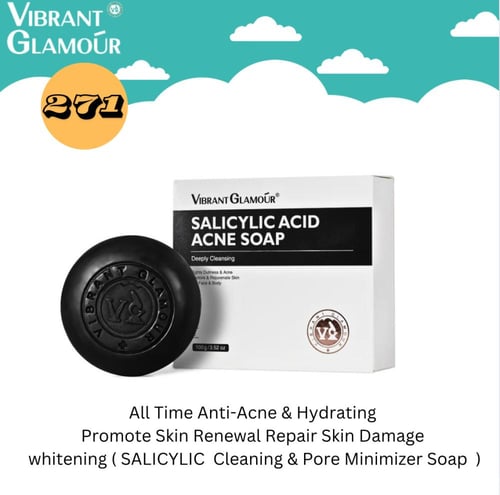 صابون علاج حب الشباب بحمض الساليسيليك vibrant glam...