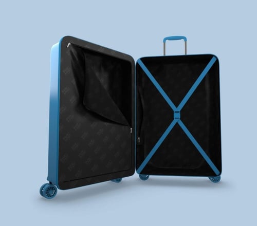 حقيبة سفر من | Bande a part | ضد الكسر - 4 عجلات م...