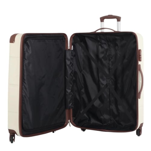 طقم حقائب سفر كلاسيكي راقٍ - 3 قطع بتصميم أنيق ومح...