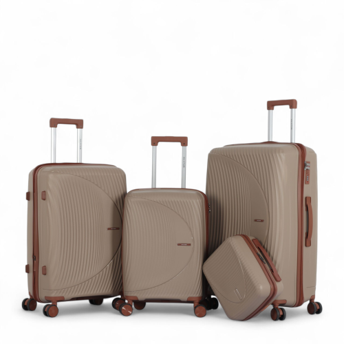 طقم شنط سفر من 4 قطع من ماركة AVIATOR – بولي بروبل...