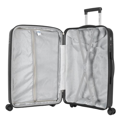 شنط سفر ضد الكسر مكون من 3 قطع دبل كفرات وسحاب توس...