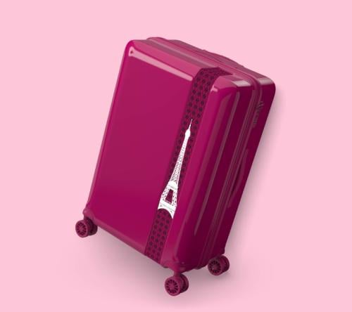 حقيبة سفر من | Bande a part | ضد الكسر - 4 عجلات م...