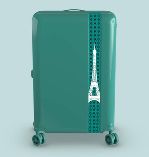 طقم شنط سفر - ضد الكسر - أنيق ومتين مصنوع من مادة...