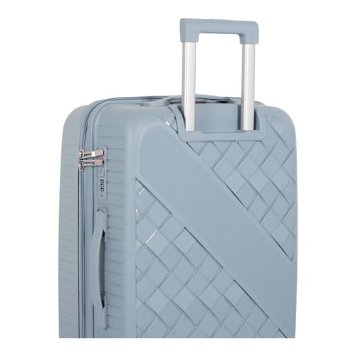 طقم حقائب سفر (4 قطع) بتصميم ماسي أنيق وضد الكسر -...