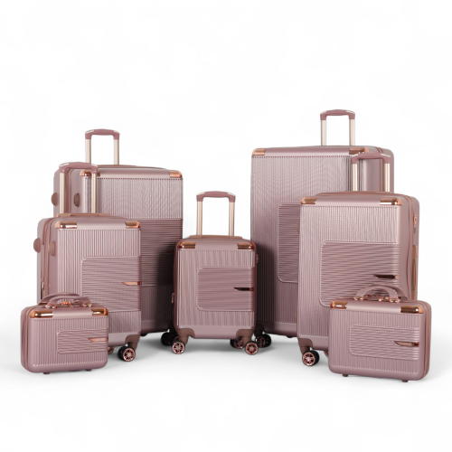 طقم شنط سفر دبش عرايس 7 قطع بسحاب متين - كفرات مزد...